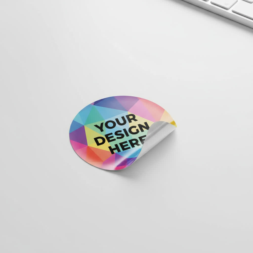 Die-Cut Circle Stickers
