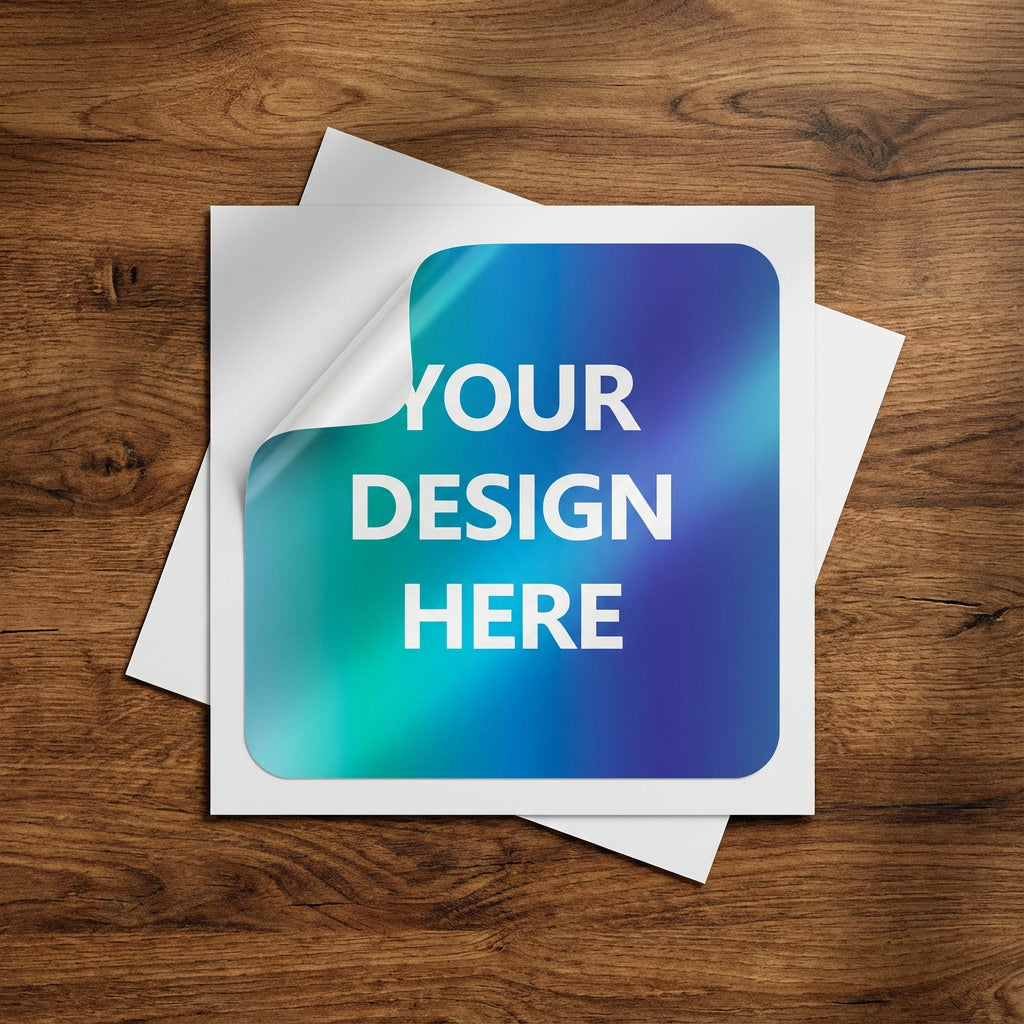 Kiss-Cut Square Stickers