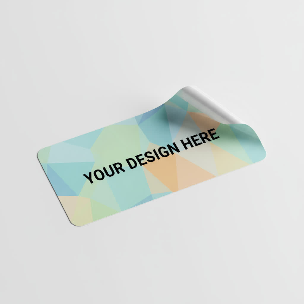 Die-Cut Rectangle Stickers – Matt's Print Shop