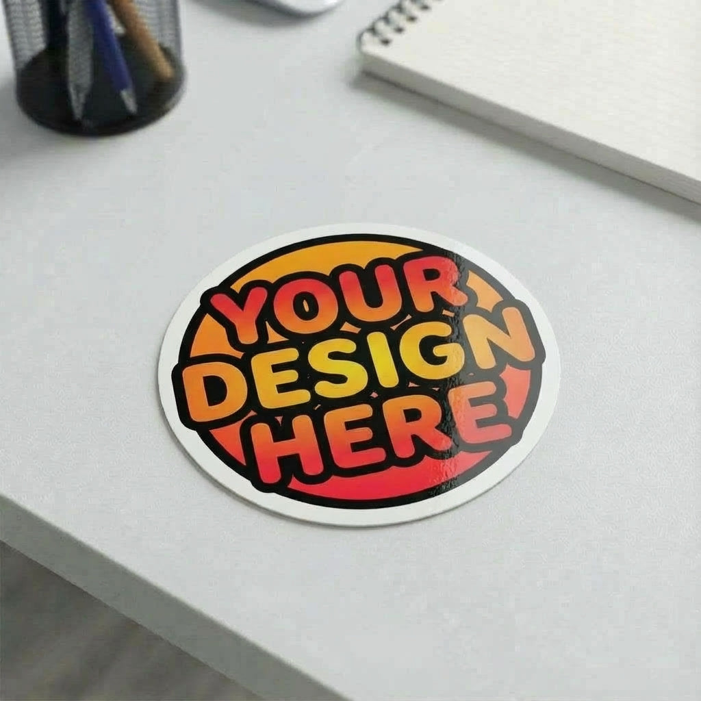 Die-Cut Circle Stickers – Matt's Print Shop