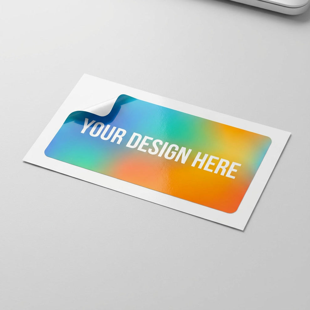 Kiss-Cut Rectangle Stickers – Matt's Print Shop