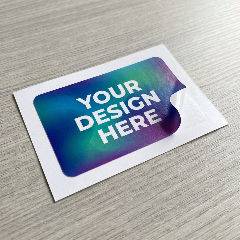 Custom Rectangle Stickers - Kiss Cut